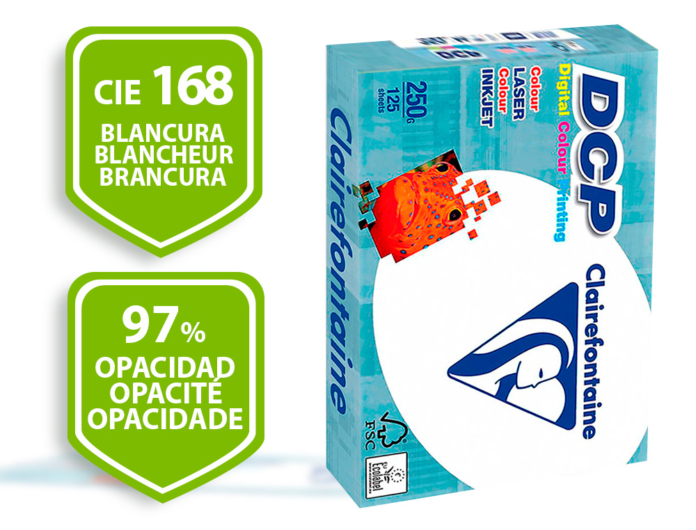 Papel fotocopia clairefontaine din a3 250 gr pack de 125 folhas ( Imagem 2 de 9 ) - Preview