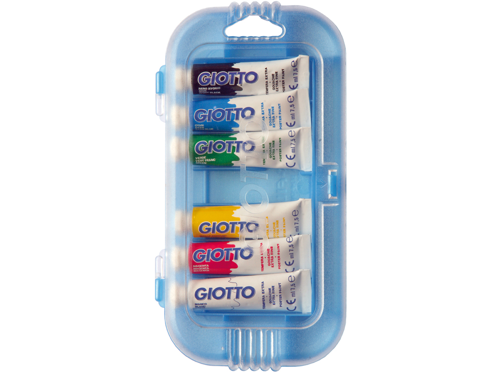 Guache escolar giotto 7,5 ml 6 cores sortidas ( Imagem 2 de 2 ) - Preview