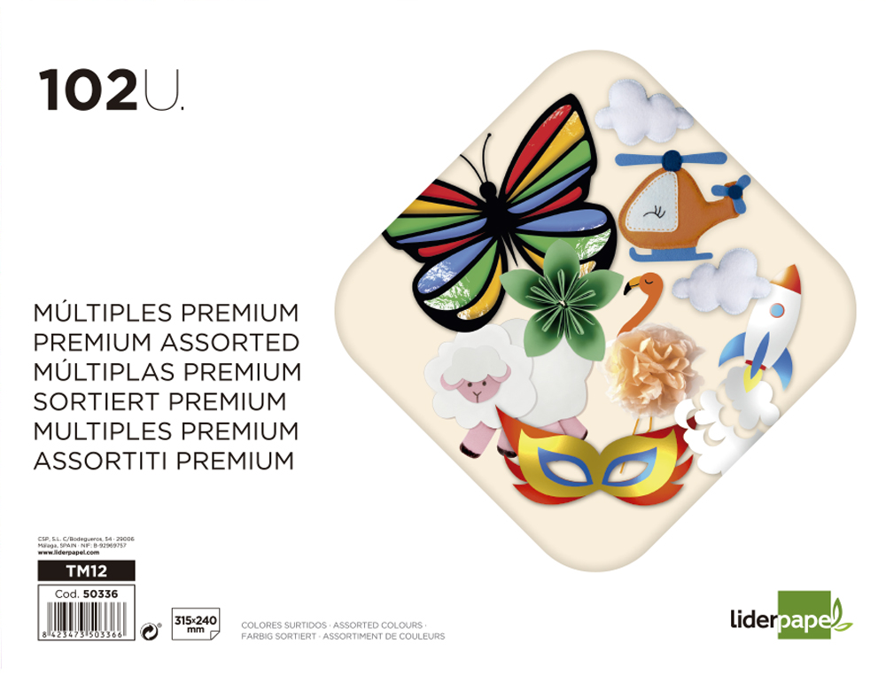 Bloco de trabalhos manuais Liderpapel - Premium ( Imagem 2 de 16 ) - Preview
