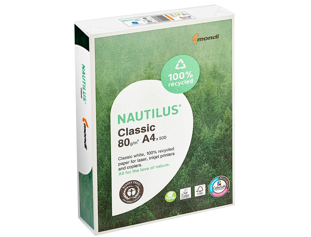 Papel fotocopia nautilus din a4 pack 500 folhas 80 gr ( Imagem 4 de 7 ) - Preview