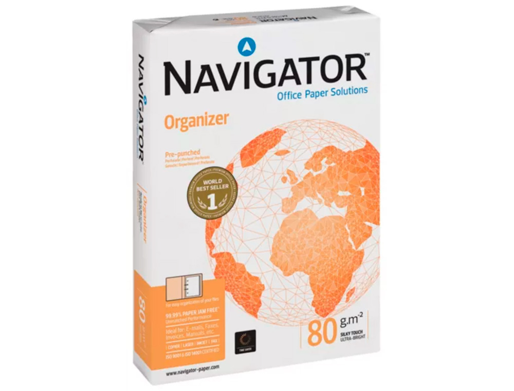 Papel fotocopia navigator din a4 80 gr 2 furos papel multiuso tinteiros e laser palete de 500 folhas ( Imagem 4 de 7 ) - Preview