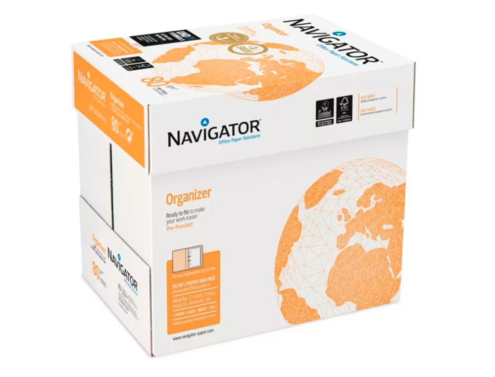 Papel fotocopia navigator din a4 80 gr 2 furos papel multiuso tinteiros e laser palete de 500 folhas ( Imagem 5 de 7 ) - Preview