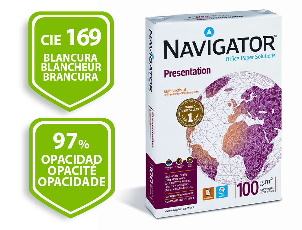 Papel fotocopia navigator din a3 pack 500 folhas 100 gr ( Imagem 2 de 8 ) - Preview