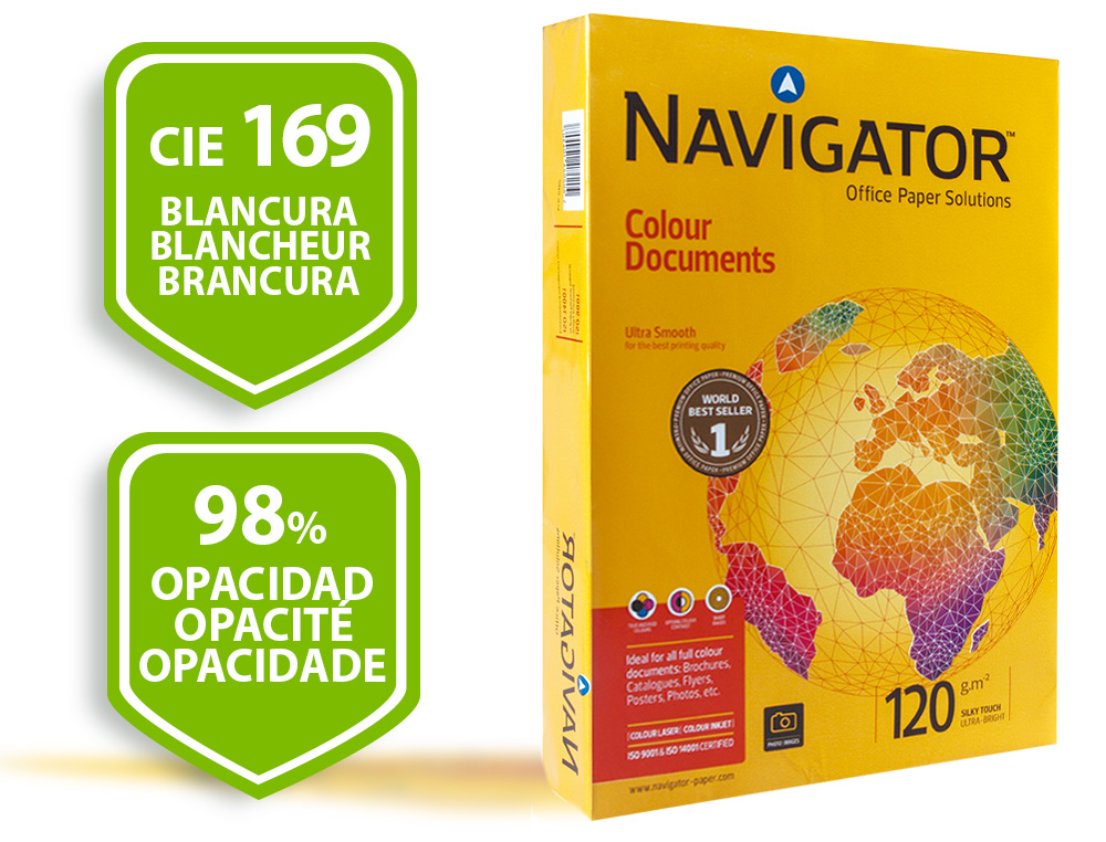Papel fotocopia navigator din a3 pack 500 folhas120 gr ( Imagem 2 de 8 ) - Preview