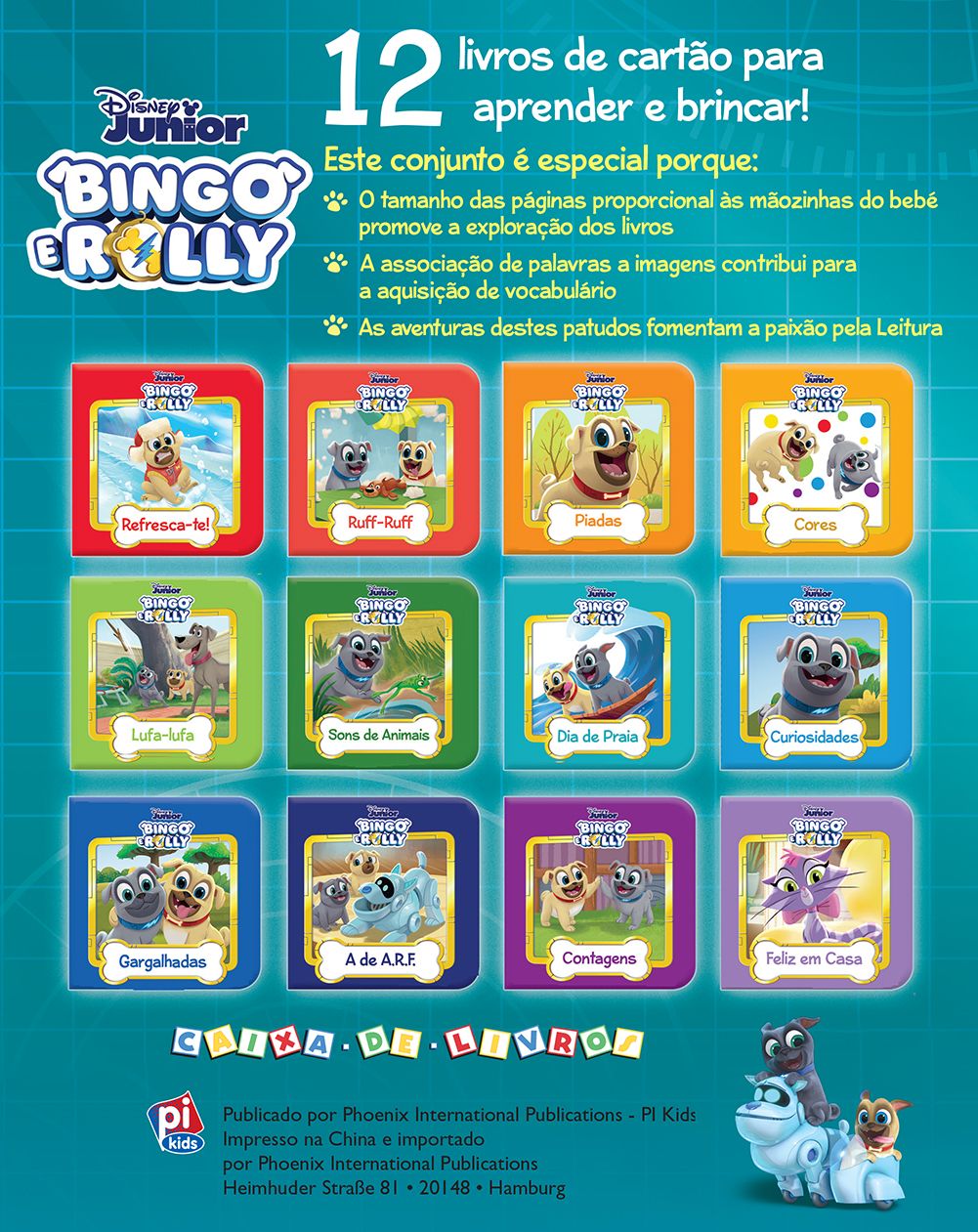 Bingo e Rolly - 12 Livros de Cartão ( Imagem 2 de 2 ) - Preview