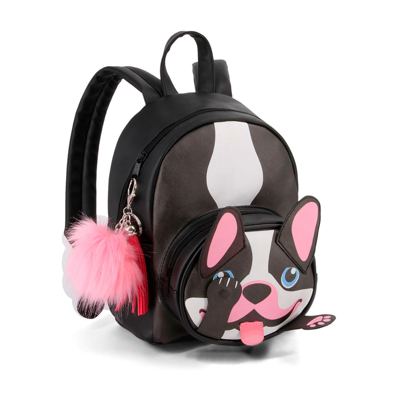 Oh My Pop! Bulldog Moch. Fashion Shy, Preta ( Imagem 2 de 3 ) - Preview