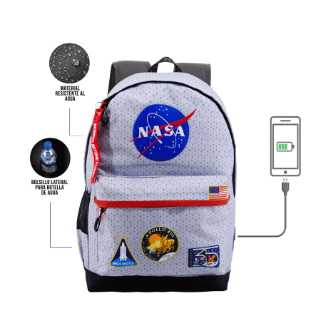 NASA Houston Mochila HS 1.3, Cinza ( Imagem 4 de 4 ) - Preview
