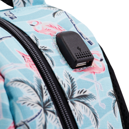 Minnie Mouse Tropic Mochila Running HS 1.3, Turquesa ( Imagem 4 de 4 ) - Preview