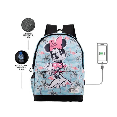 Minnie Mouse Tropic Mochila HS 1.3, Turquesa ( Imagem 2 de 4 ) - Preview