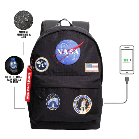 NASA Cosmos Mochila HS 1.3, Azul Escuro ( Imagem 2 de 4 ) - Preview
