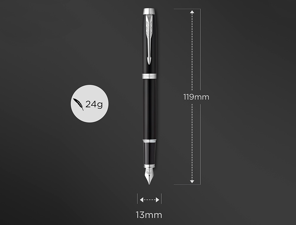 Caneta parker im essential preto mate ct ( Imagem 5 de 5 ) - Preview