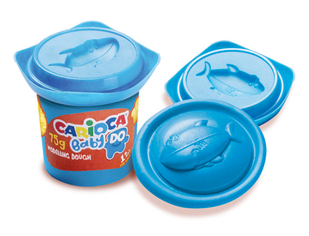 Pasta De Modelar Carioca Baby Dough Frasco 75 g Set De 8 Cores Sortidas ( Imagem 3 de 5 ) - Preview
