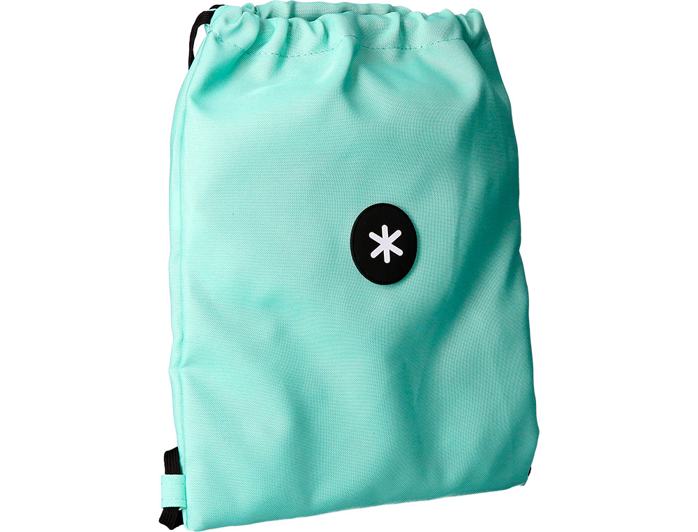 Saco plano antartik bolso interior com fecho cor verde menta 350x400 mm ( Imagem 2 de 6 ) - Preview