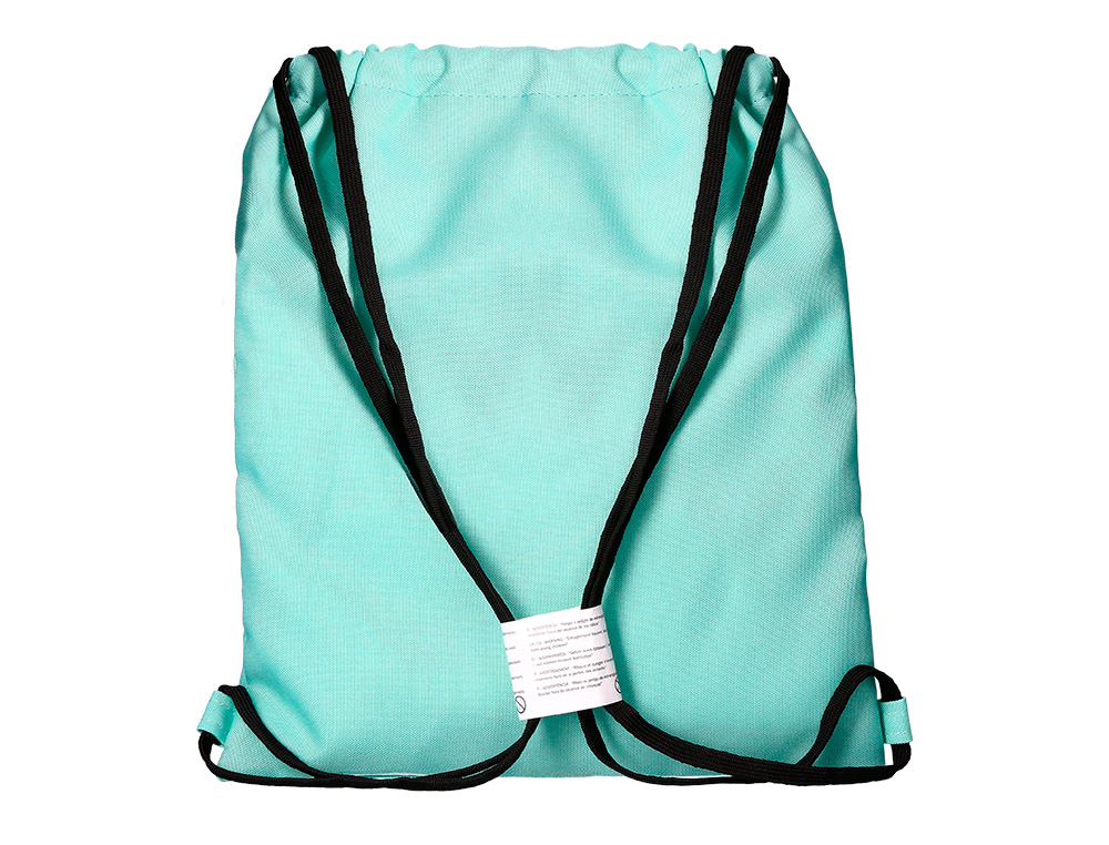 Saco plano antartik bolso interior com fecho cor verde menta 350x400 mm ( Imagem 4 de 6 ) - Preview