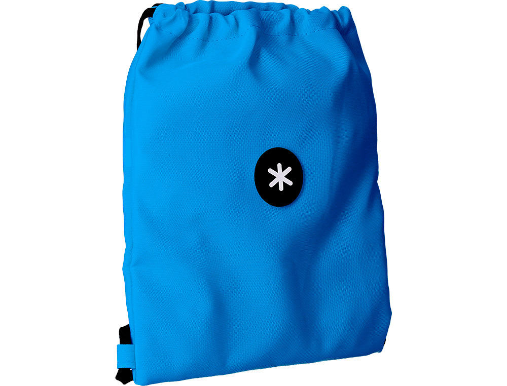 Saco plano antartik bolso interior com fecho cor azul 350x400 mm ( Imagem 2 de 6 ) - Preview