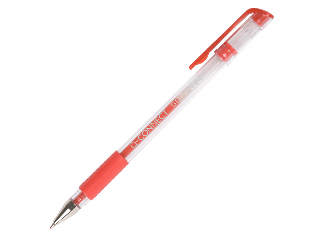 Esferografica q-connect tinta gel vermelho 0,7mm (10 unidades) ( Imagem 2 de 6 ) - Preview