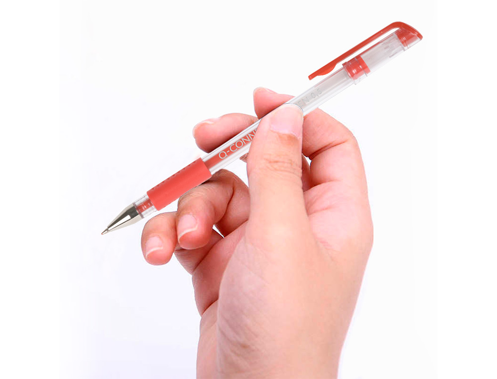 Esferografica q-connect tinta gel vermelho 0,7mm (10 unidades) ( Imagem 4 de 6 ) - Preview