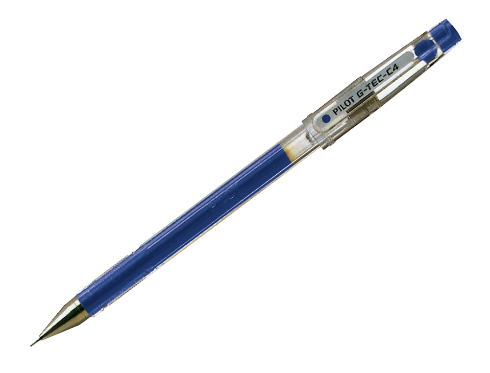 Esferográfica Pilot Ponta Fina G-Tec-C4 azul (12 unidades) ( Imagem 2 de 4 ) - Preview