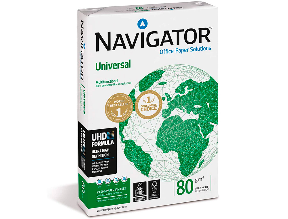 Papel fotocopia navigator din a4 80 gramas pack de 400 folhas (6 unidades) ( Imagem 4 de 6 ) - Preview