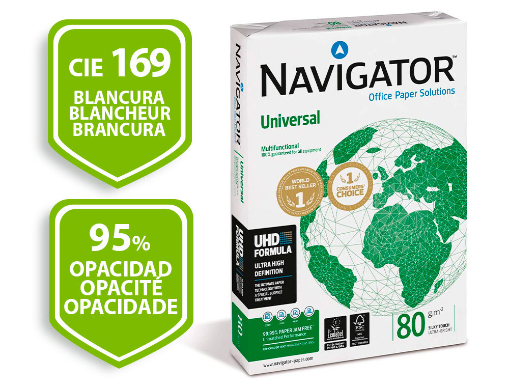 Papel fotocopia navigator din a4 80 gramas pack de 150 folhas ( Imagem 4 de 10 ) - Preview