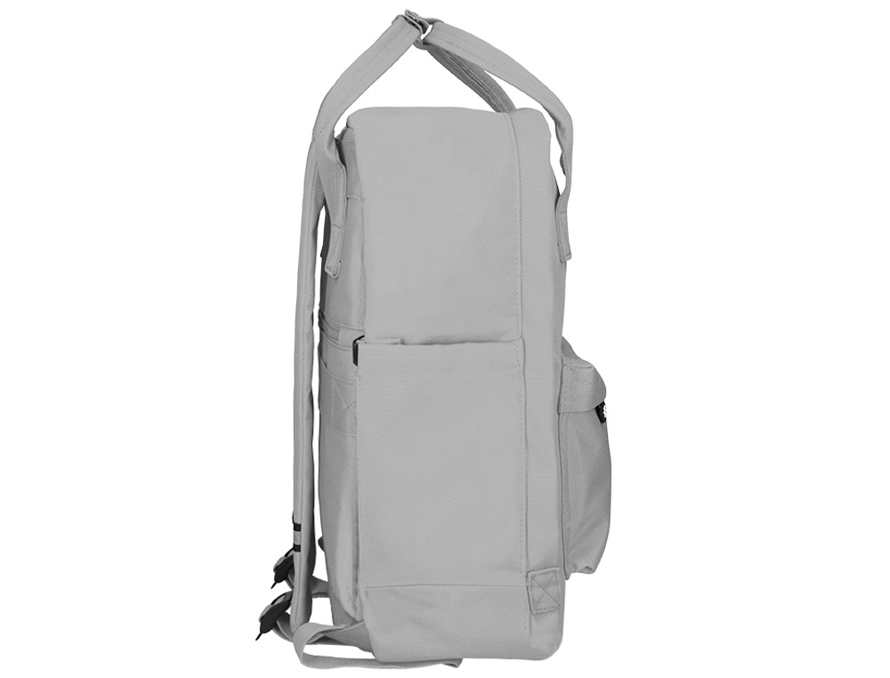 Mochila Escolar Antartik Cinza com Bolso Exterior - 270x120x380 cm ( Imagem 3 de 16 ) - Preview