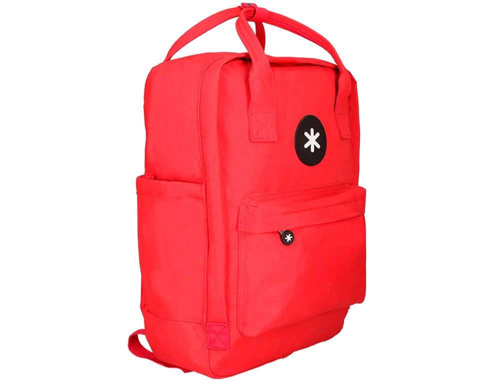 Mochila Escolar Antartik Vermelha com Bolso Exterior 270x120x380 cm ( Imagem 3 de 17 ) - Preview