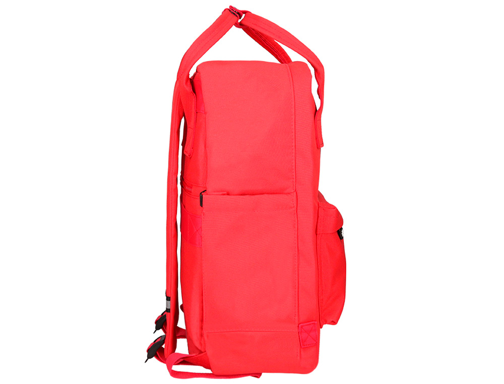 Mochila Escolar Antartik Vermelha com Bolso Exterior 270x120x380 cm ( Imagem 4 de 17 ) - Preview
