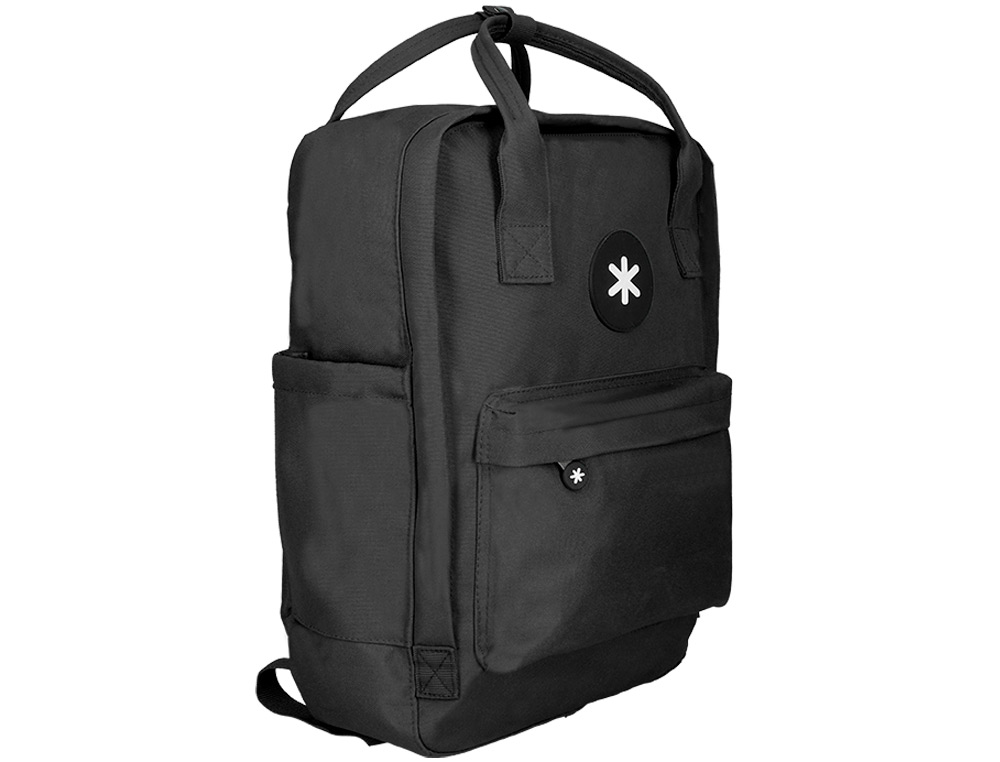 Mochila Escolar Antartik Preto com Bolso Exterior - 270x120x380 cm ( Imagem 3 de 17 ) - Preview