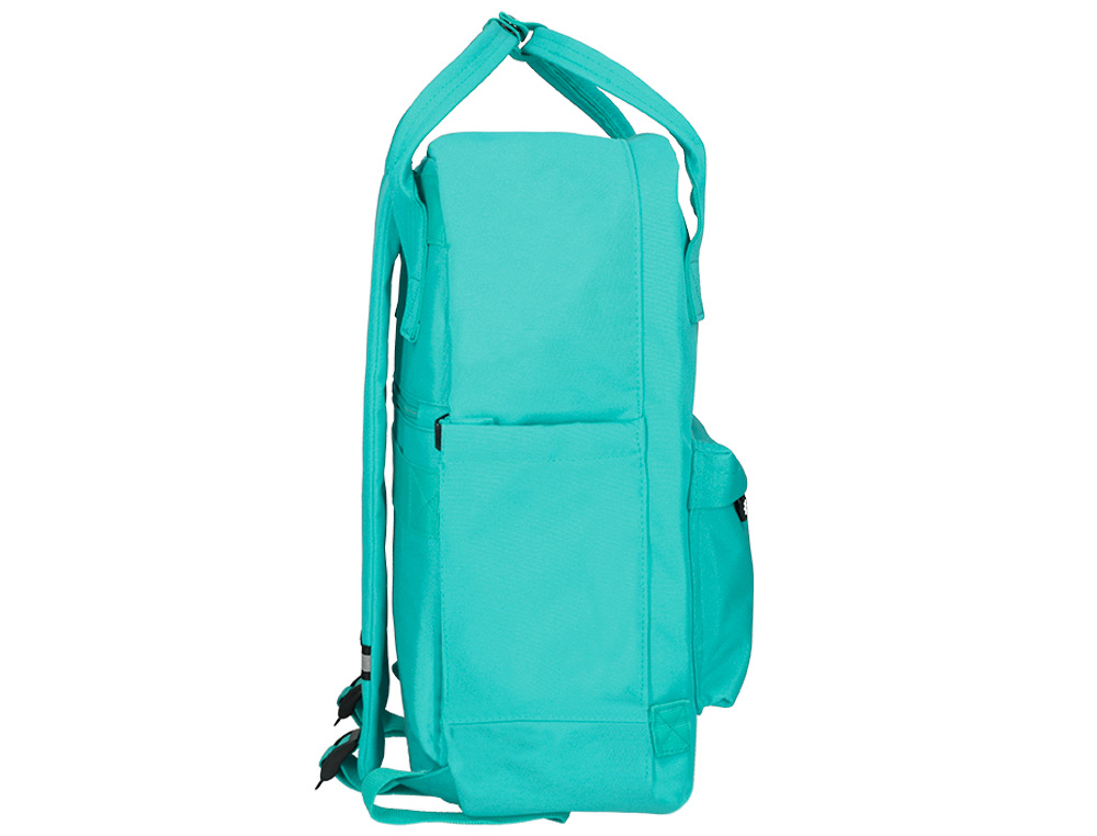 Mochila Escolar Antartik Menta com Bolso Exterior - 270x120x380 cm ( Imagem 4 de 17 ) - Preview