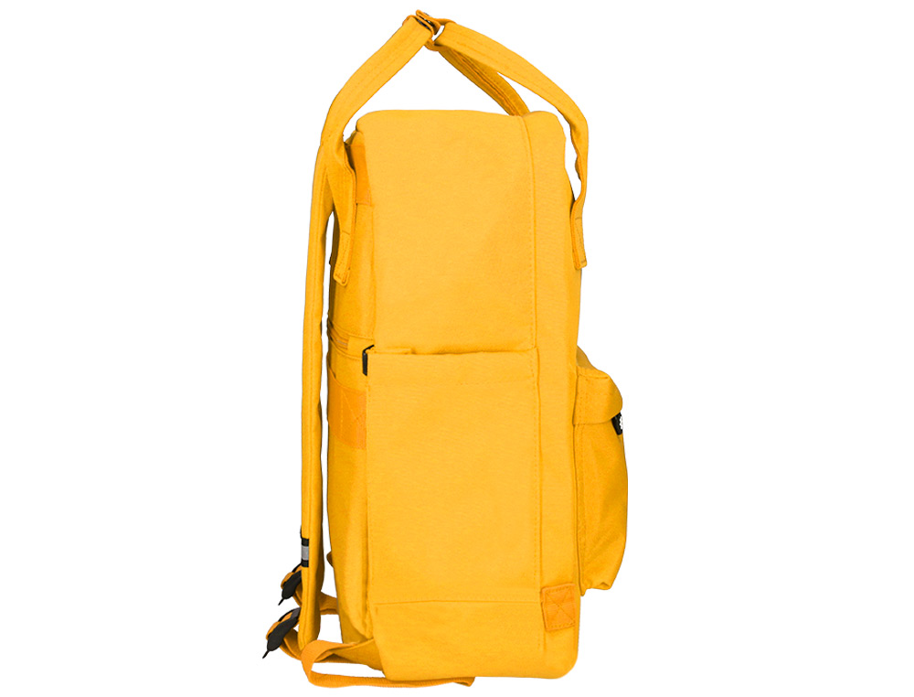 Mochila Escolar Antartik Amarela com Bolso Exterior - 270x120x380 cm ( Imagem 4 de 17 ) - Preview