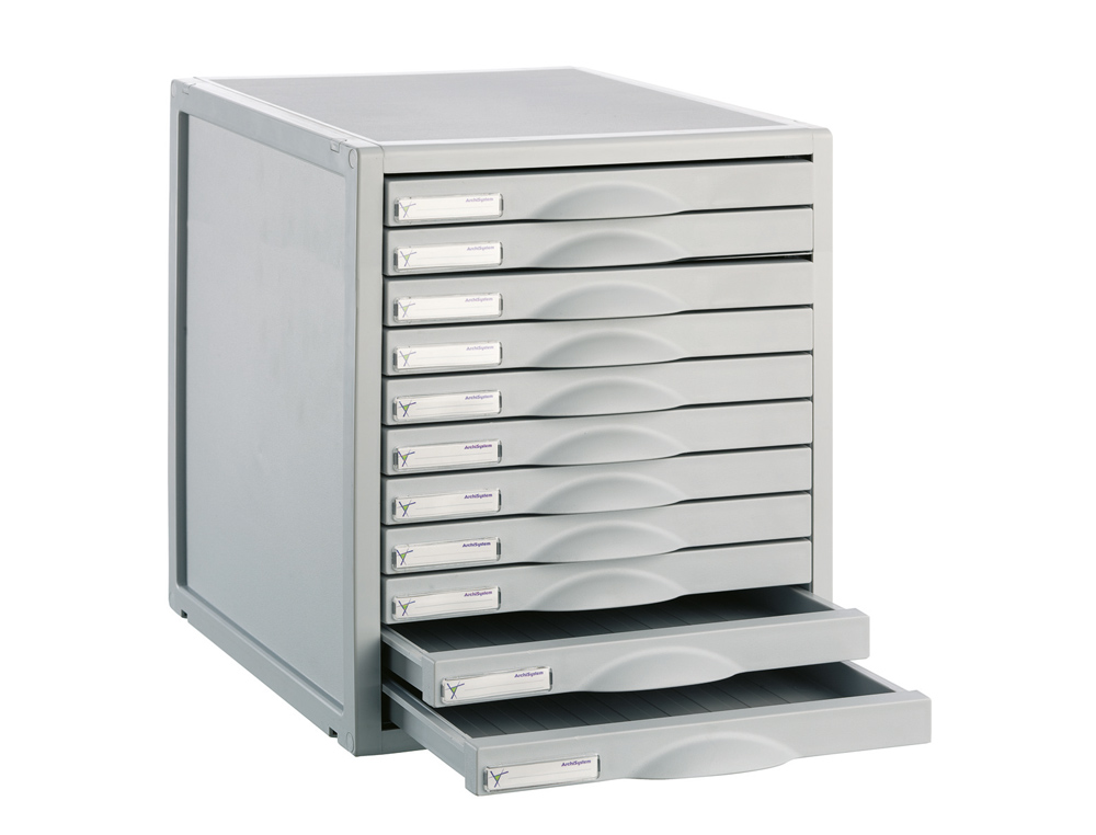 Bloco classificador 8211c 11 gavetas cor cinza 356x316x362 mm ( Imagem 4 de 5 ) - Preview