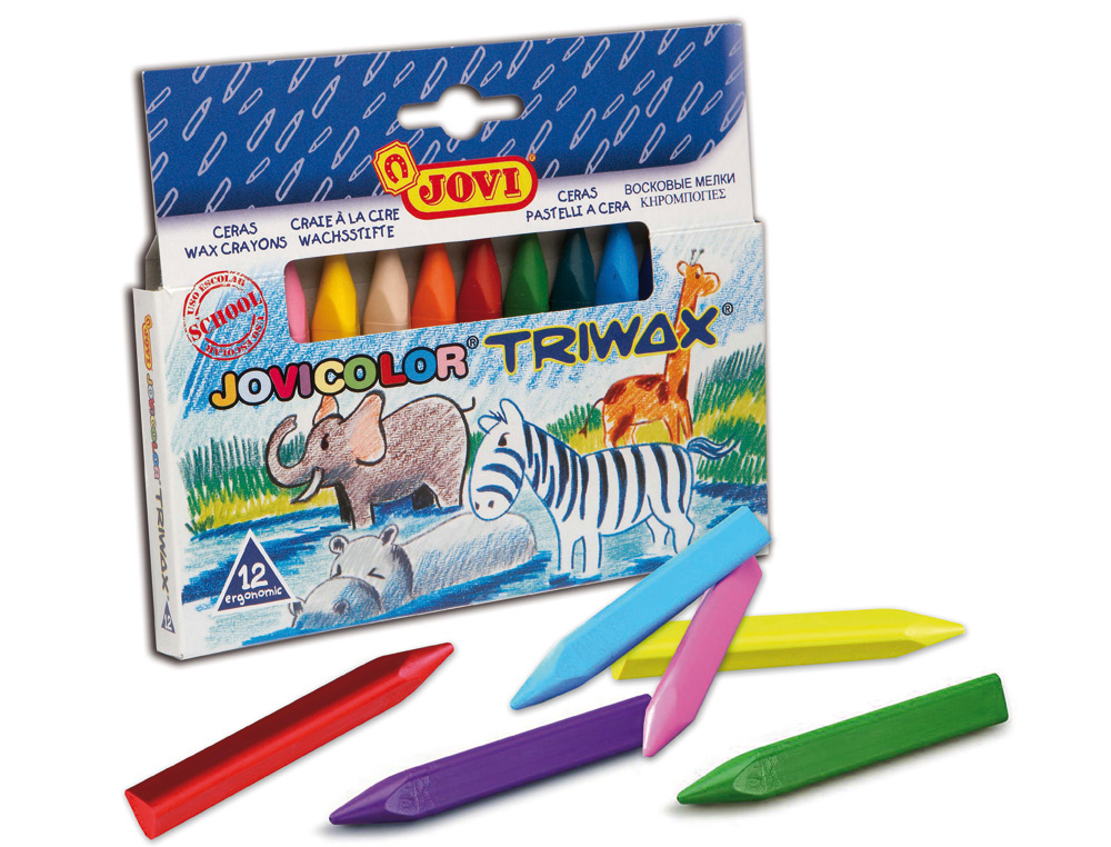 Lapis de cera jovicolor triwax com 12 lapis ( Imagem 2 de 2 ) - Preview