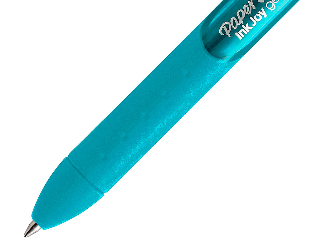 Esferográfica Paper Mate Inkjoy Retratil Gel Pen Traço 0,7 mm - Verde Azulado ( Imagem 3 de 7 ) - Preview