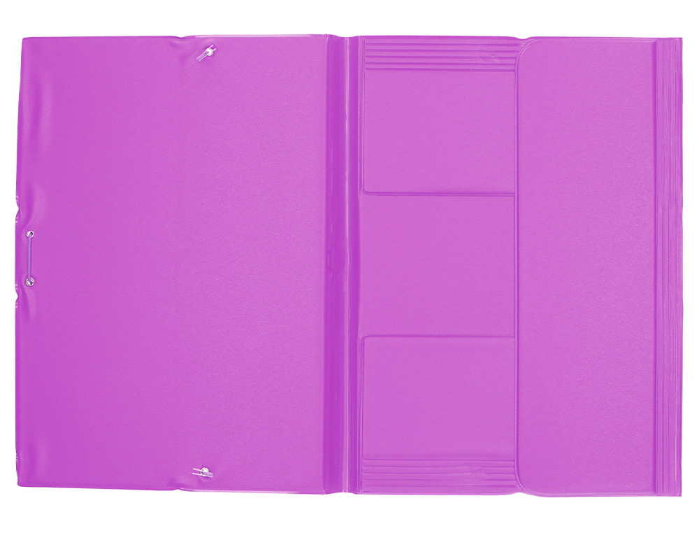 Pasta de elasticos liderpapel plastico folio aba cor lilas ( Imagem 4 de 6 ) - Preview