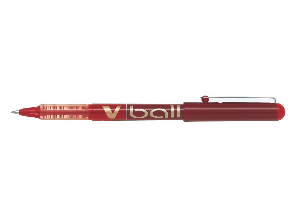 Marcador Pilot - Roller v-ball 0,7 mm. Cor Vermelho ( Imagem 2 de 2 ) - Preview