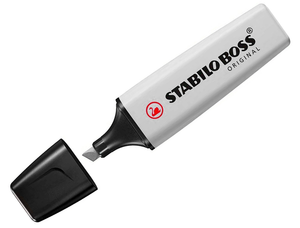 Marcador stabilo boss fluorescente 70 pastel cinza empoeirado ( Imagem 4 de 8 ) - Preview