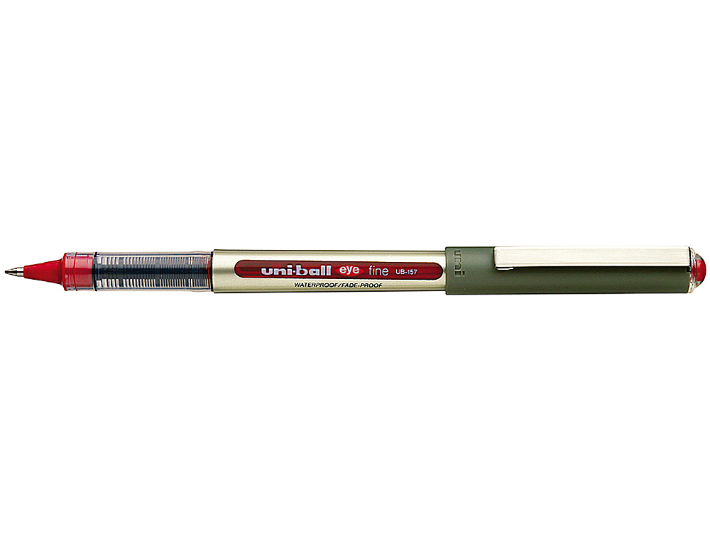 Marcador Uni-Ball Roller UB-157 Vermelho 0,7 mm ( Imagem 3 de 4 ) - Preview