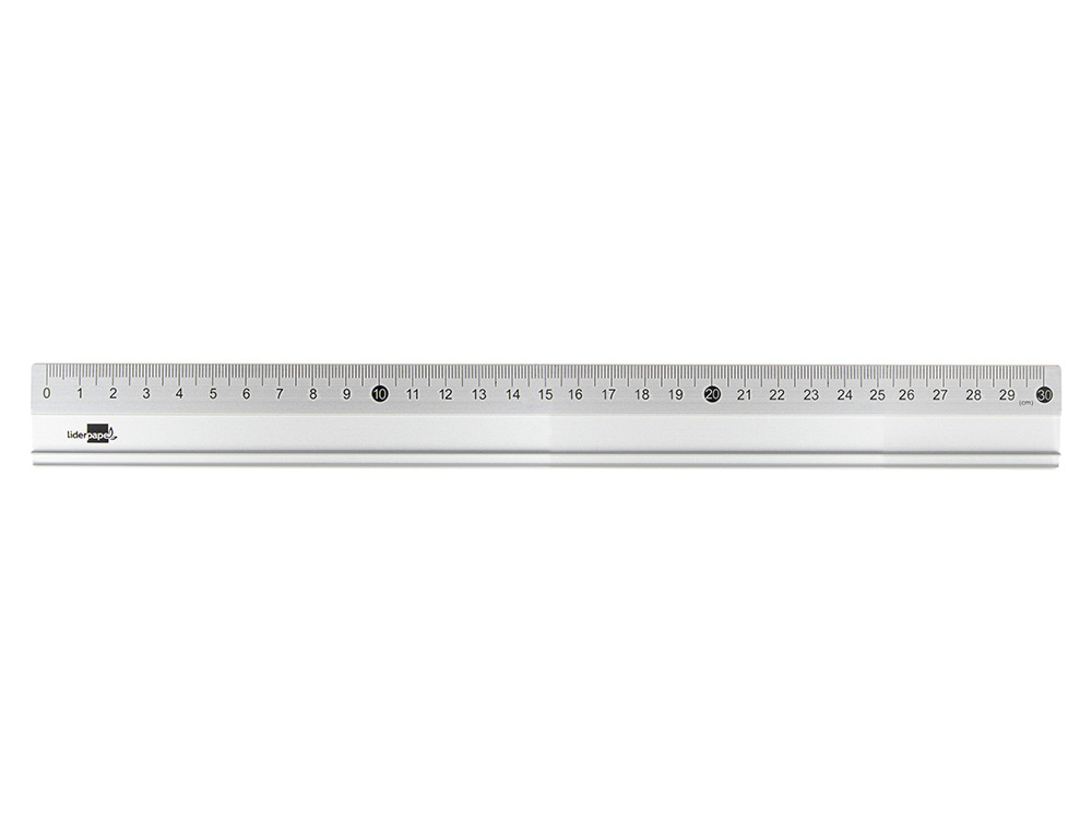 Regua liderpapel 30 cm aluminio cor metalico ( Imagem 2 de 4 ) - Preview