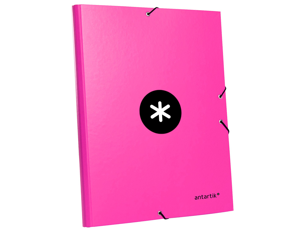 Pasta de elasticos liderpapel antartik din a4 3 abas cartao forrado cor rosa ( Imagem 3 de 13 ) - Preview