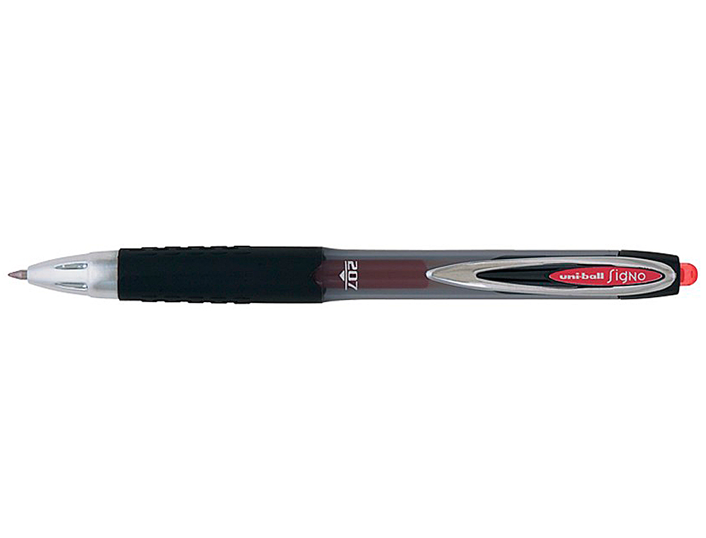 Esferográfica Uni-ball Roller Umn-207 Retrátil 0,7 mm Cor Vermelho ( Imagem 3 de 4 ) - Preview
