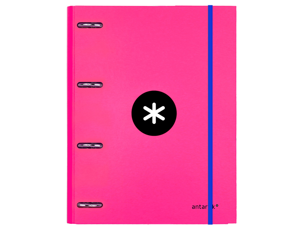 Pasta liderpapel com recarga antartik din a4 quadricula 5mm forrada 4 aneis 25mm cor rosa ( Imagem 3 de 18 ) - Preview