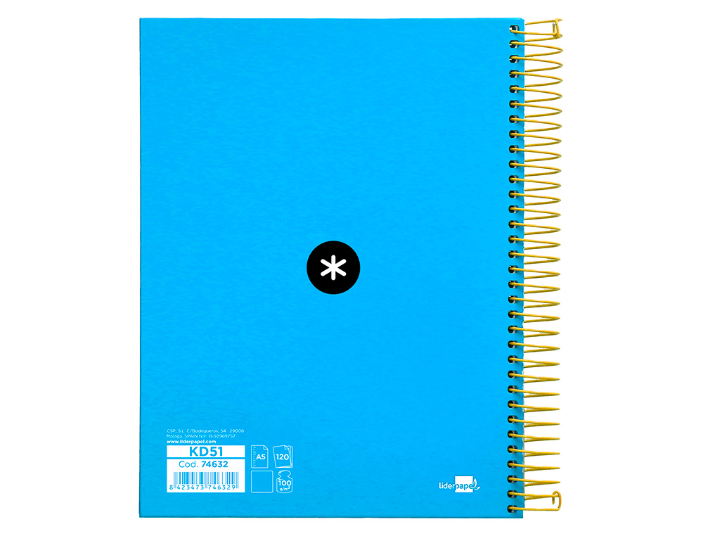 LIDERPAPEL - CAD. ANTARTIK A5 ESP. L - KD51 ( Imagem 3 de 12 ) - Preview