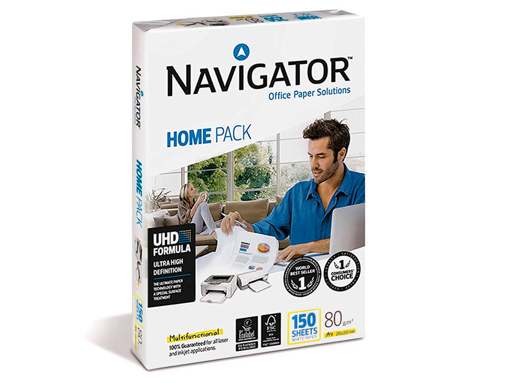 Papel fotocopia navigator din a4 80 gramas pack de 150 folhas ( Imagem 5 de 10 ) - Preview