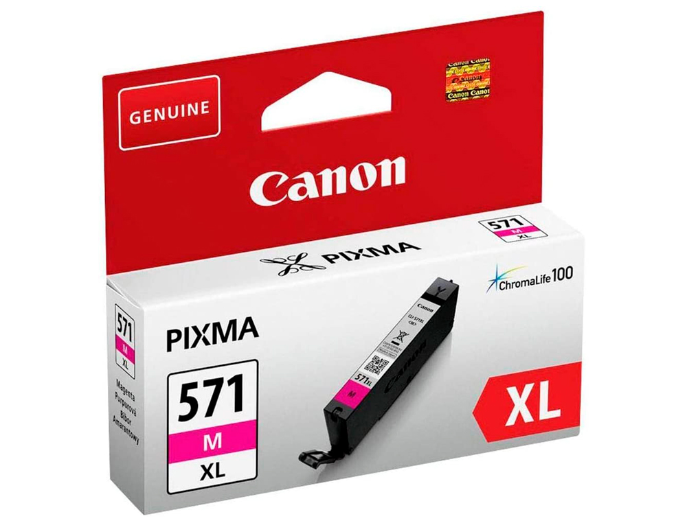 Tinteiro canon cli-571xl magenta pixma mg6852 / ts6050 / ts 8050 ( Imagem 2 de 4 ) - Preview