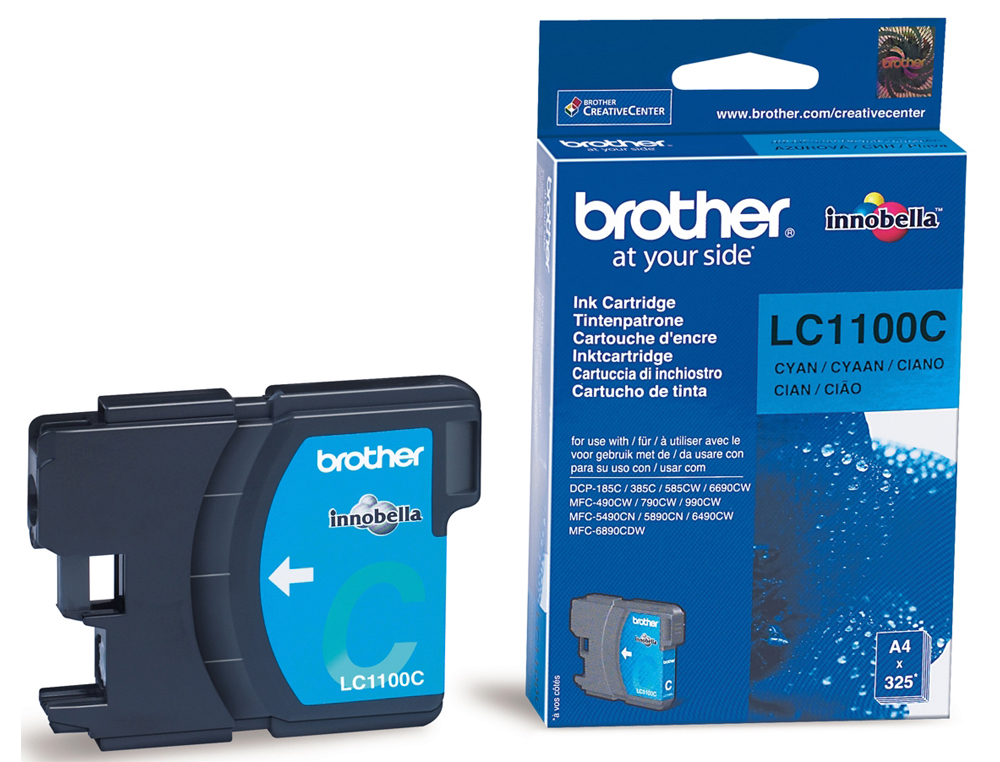 Tinteiro brother lc-1100c cyan ( Imagem 2 de 4 ) - Preview