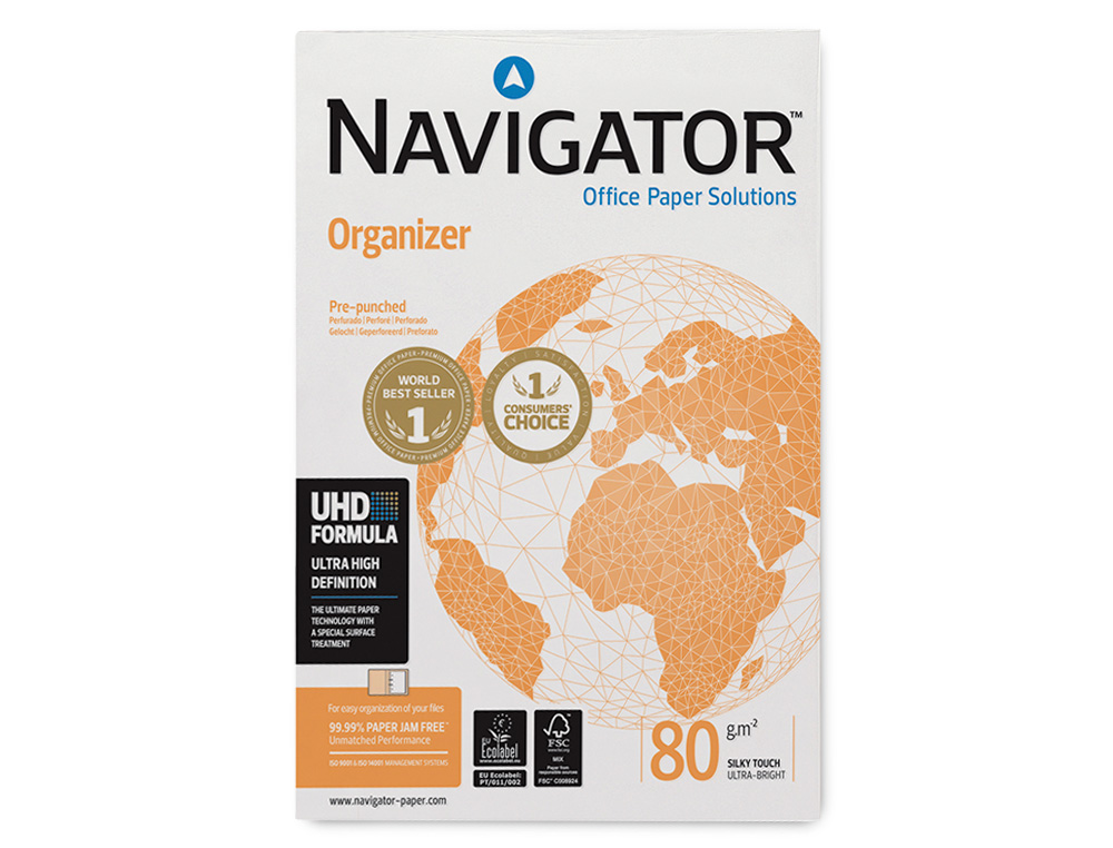 Papel fotocopia navigator din a4 pack 500 folhas 80 gr ( Imagem 3 de 7 ) - Preview