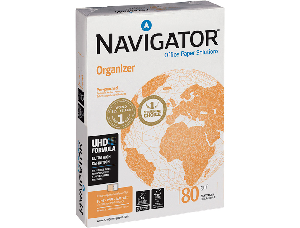 Papel fotocopia navigator din a4 pack 500 folhas 80 gr ( Imagem 4 de 7 ) - Preview