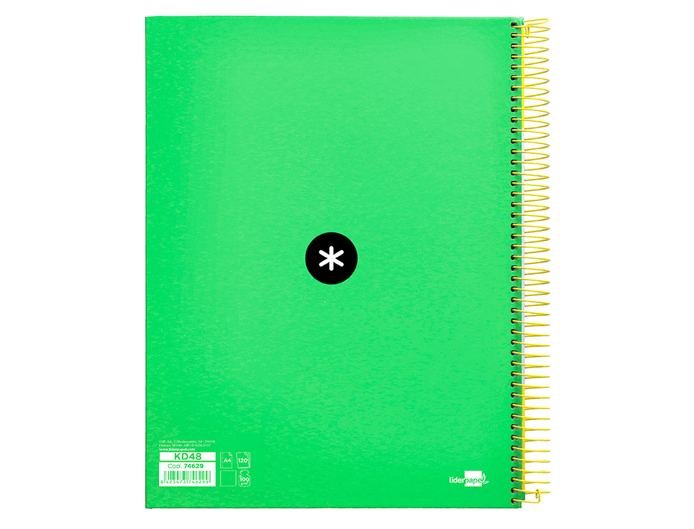 Binder With Refill Pack Liderpapel A4, 5 Mm, 100 Sheets, 80 G