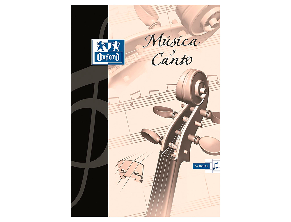 Caderno de Música e Canto Oxford Pentagrama inter linhado 2 mm + quadriculado 24 Folhas 90g ( Imagem 3 de 8 ) - Preview