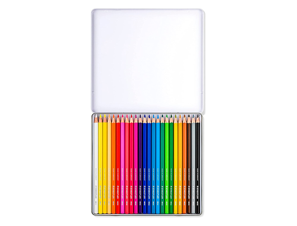 STAEDTLER - 24 WATERCOLOUR PENCILS - 14610C M24 ( Imagem 3 de 6 ) - Preview